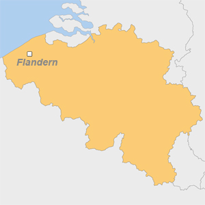 Karte: Hausbootferien Belgien, Hausboot-Urlaub